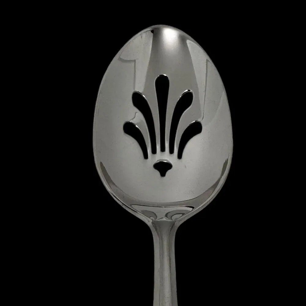 Gorham Stephanie‎ Frosted Hostess Set Meat Fork Gravy Ladle Pierced Tablespoon